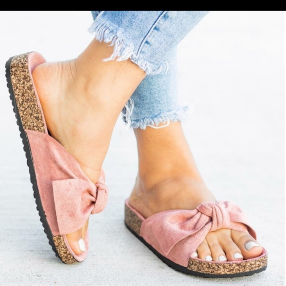 💝Bow Accent Sandals